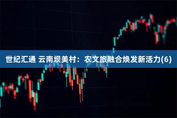 世纪汇通 云南坝美村：农文旅融合焕发新活力(6)