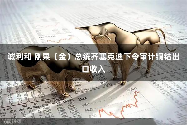 诚利和 刚果（金）总统齐塞克迪下令审计铜钴出口收入