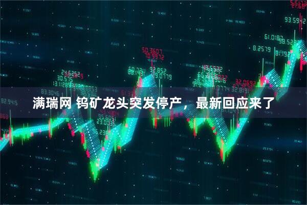 满瑞网 钨矿龙头突发停产，最新回应来了